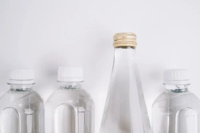 Bottle types in food industry applications
