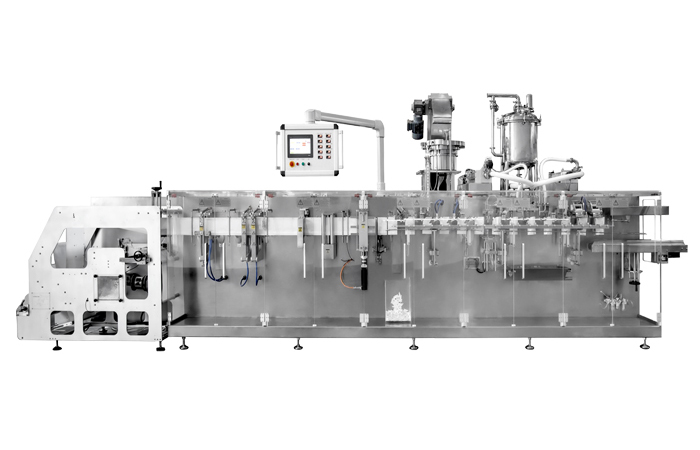 Doypack Form-Fill-Seal Machine for Doypack Pouches with Corner Spout Doypack Form-Fill-Seal Machine for filling and sealing Doypack pouches with a corner spout, suitable for liquid and viscous food and non-food products.