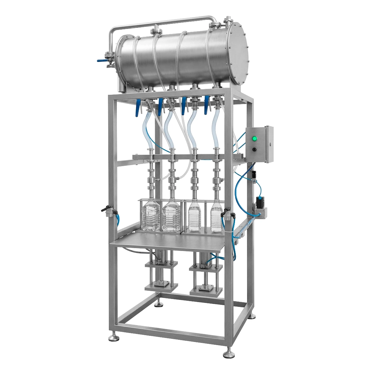 Semi-automatic bottle filling machine SABF-4