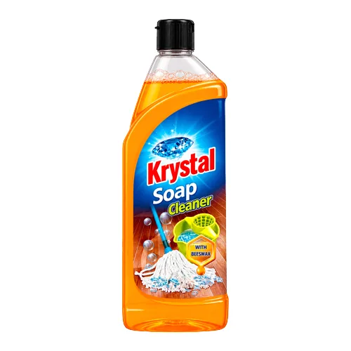 Floor cleaner in a shaped PET bottle